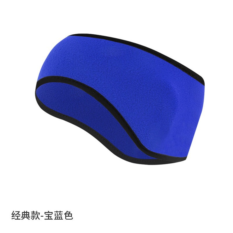 亚马逊防寒发带纯色抓绒防风额头保暖头带加绒加厚跑步运动护耳带|undefined