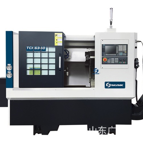 数控车床TCK6350斜床身线轨数控车床50斜轨数控车床上下料cnc车床
