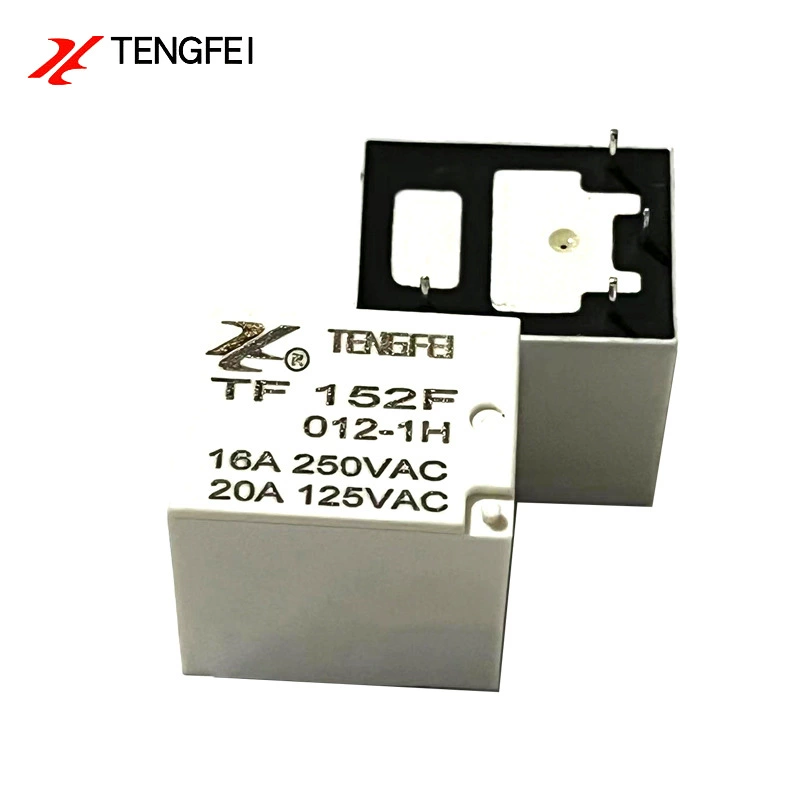 Электромагнитное реле 12В/24В/5В, 4-контактное/5-контактное, 17А/20А, высокомощное реле 152F DC, производитель Tengfei