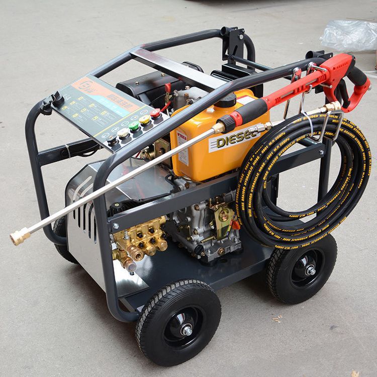 绿霸超高压清洗机柴油动力洗车机工业级管道疏通剥树皮除锈冲洗机