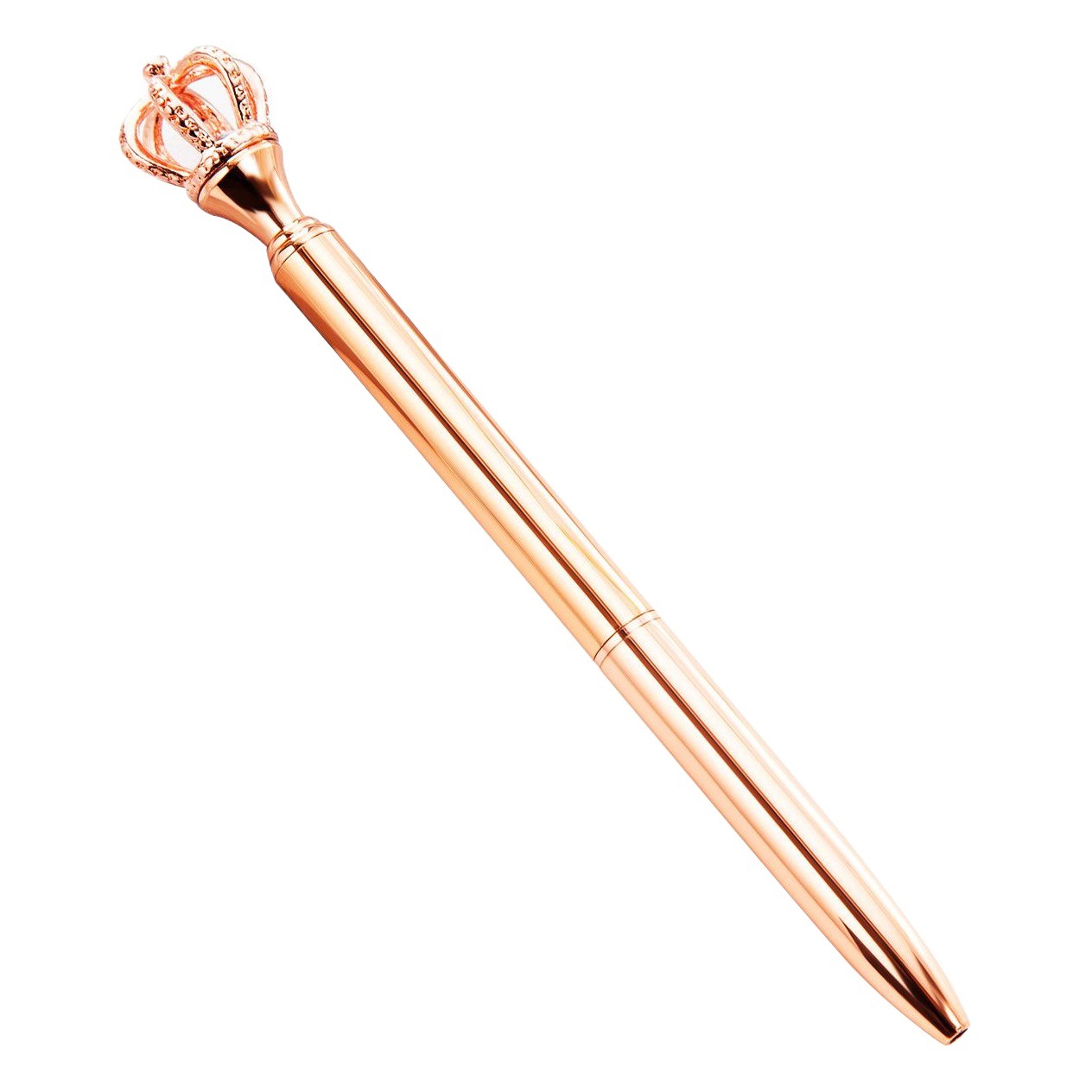 Corona bolígrafo en stock papelería lindo dibujos animados sueño Corona Metal pluma moda impresión metal bolígrafo