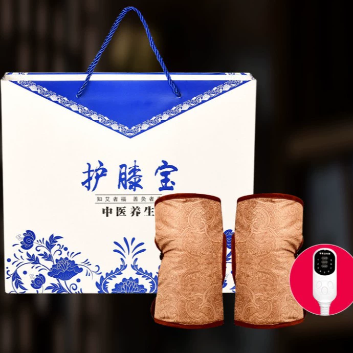 Королевский электрический нагрев овсяную коленовую подставку Bao старые холодные ноги суставы прижигание колена пакет домашний электрический горячий компресс полыни