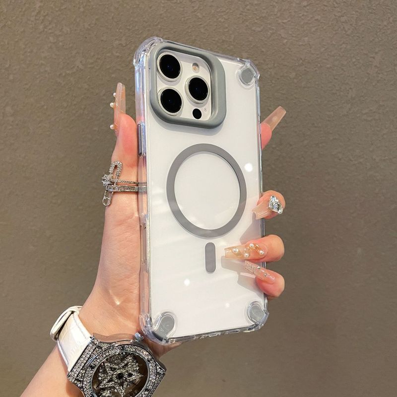 适用苹果17promax气囊防摔磁吸支架iPhone16镜头膜14全包15手机壳|undefined