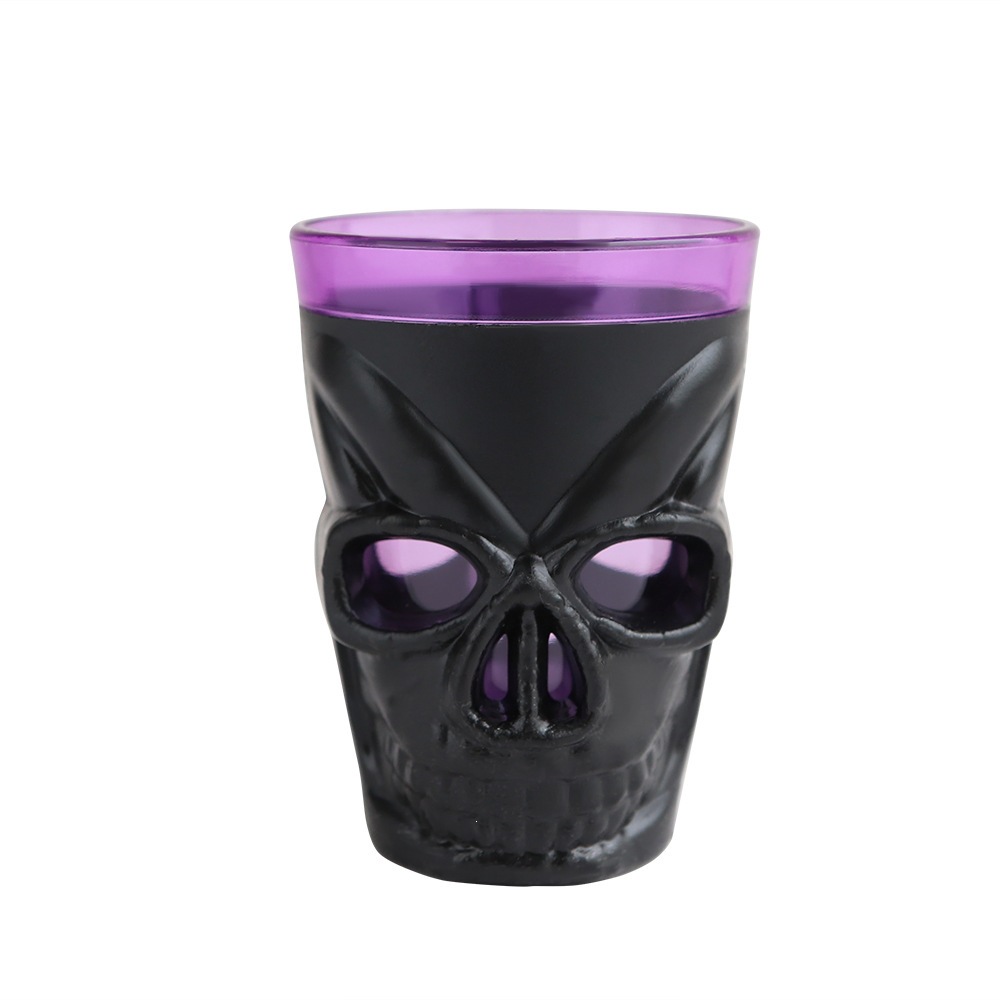 Nuevo Halloween brillante taza de vino atmósfera decoración props horrores esqueleto taza de vino LED decoración de luces electrónicas al por mayor image 8