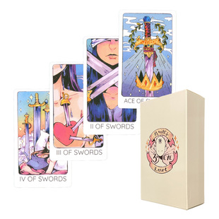 12*7cm Third Eye Tarot �`�����_Ӣ�İ����_�����uͨ���R�d�F؛