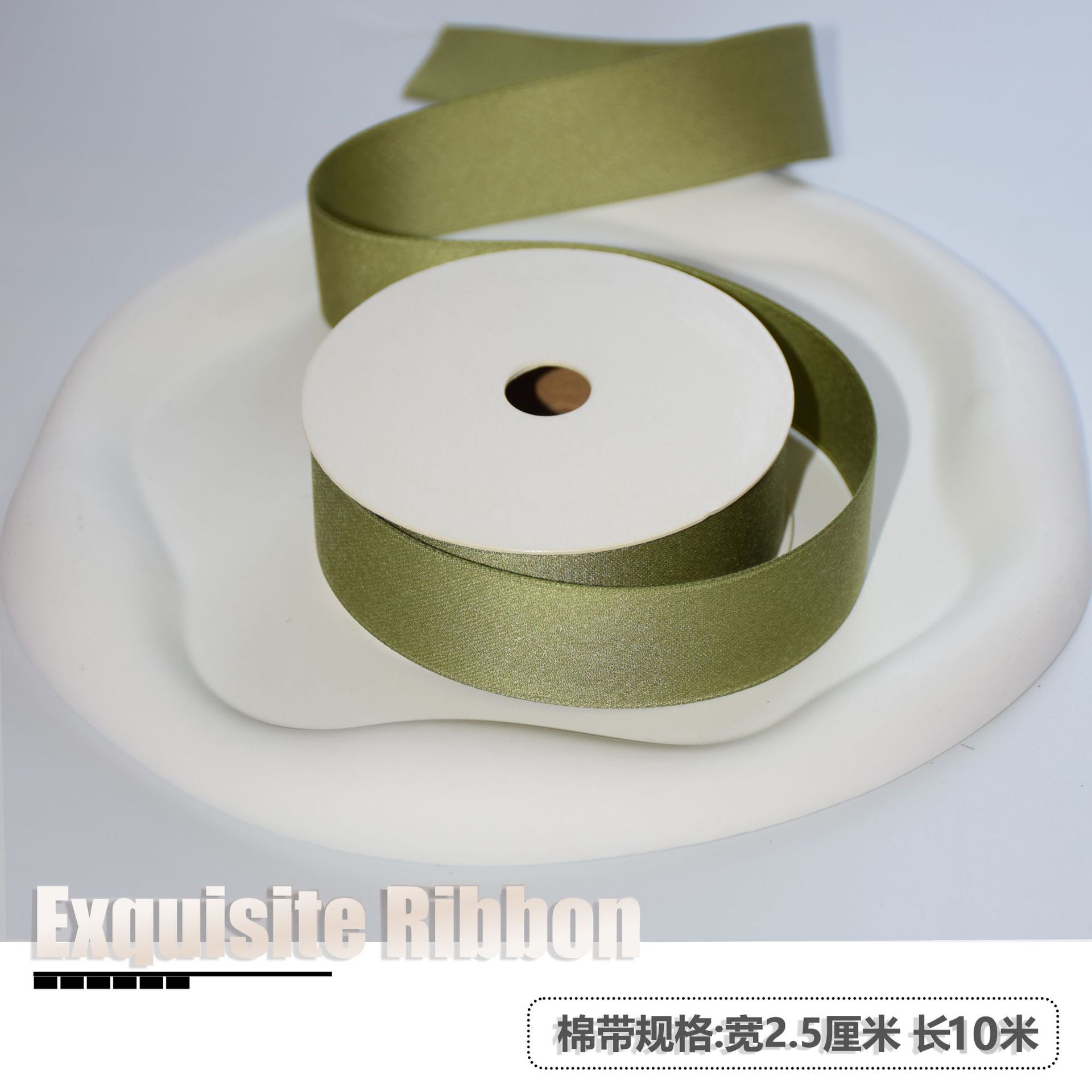 Cinta china del Día de San Valentín, cinta de algodón de poliéster mate de doble cara, lazo DM01, embalaje de flores, accesorios decorativos para ropa