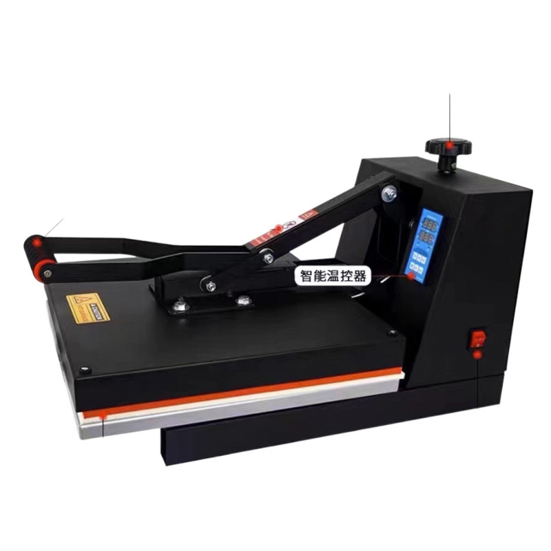 Máquina de transferencia térmica Equipo de impresión de camisetas de broca máquina de plancha de prensado 38 * 38CM máquina de pintura de calentamiento