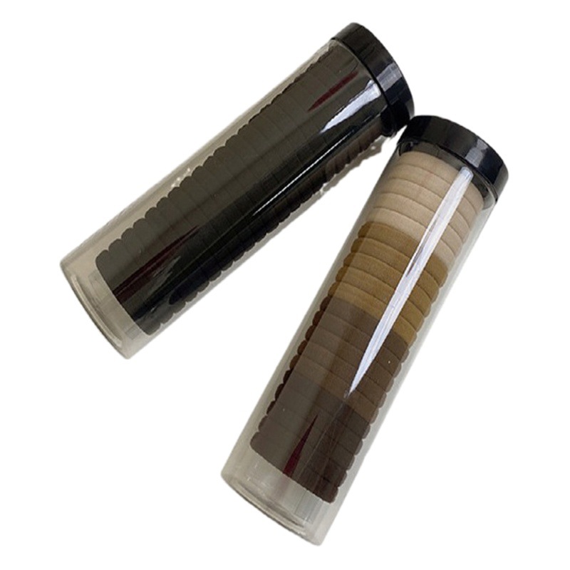 Paquete de 20 ligas para el cabello de alta elasticidad, bandas de goma para el cabello al por mayor, estilo simple con nudo, anillos para toallas de verano para mujeres