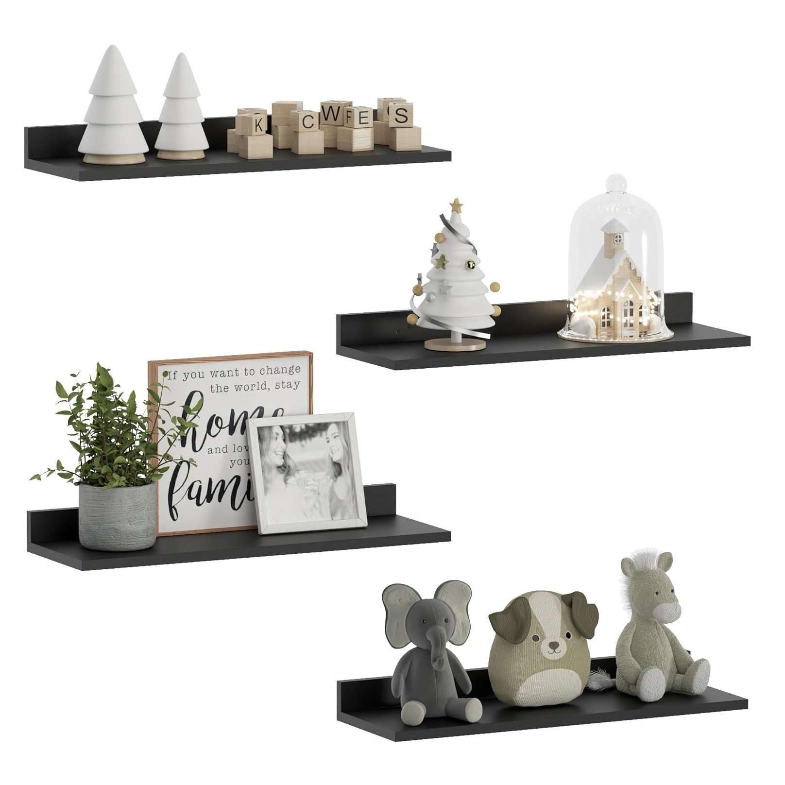 Floating Shelves Wall Mounted Shelves for Room Decoration Bedroom…