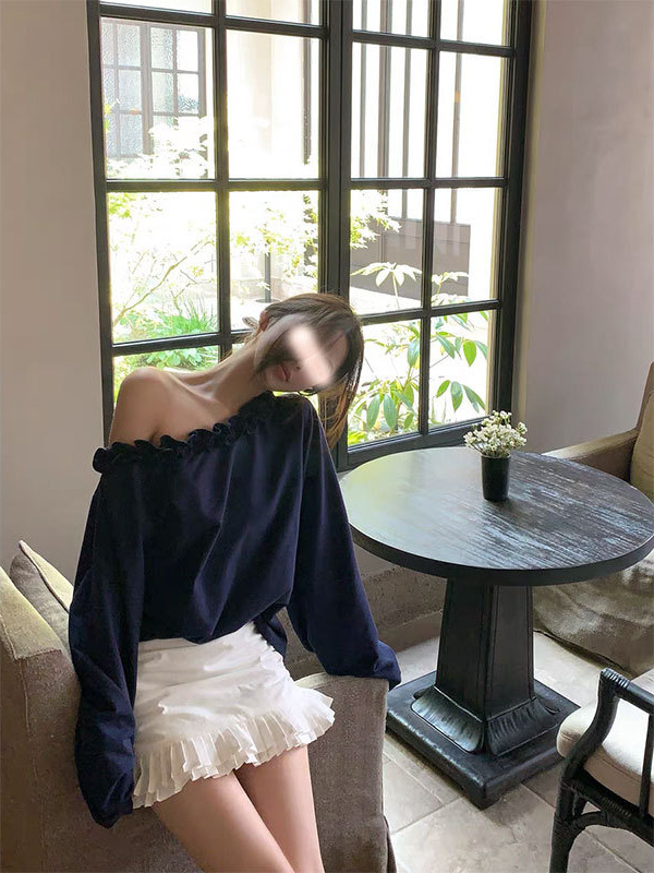 titi小姐姐【法博少女】半身裙女甜美百搭显瘦白色设计感褶皱短裙|undefined