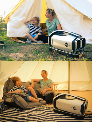 outdoors vehicle Tent portable intelligence move air conditioner Parking small-scale Double tube Integrated machine zero breeze