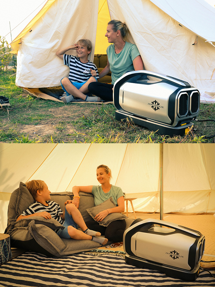 outdoors vehicle Tent portable intelligence move air conditioner Parking small-scale Double tube Integrated machine zero breeze