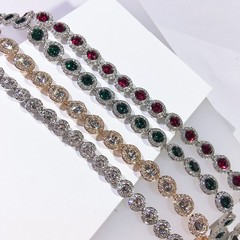 Shijia 1:1 オリジナルテンプレートローズゴールドフルダイヤモンドツイストブレスレット女性用スワロフスキー要素クリスタルブレスレット女性用メーカー