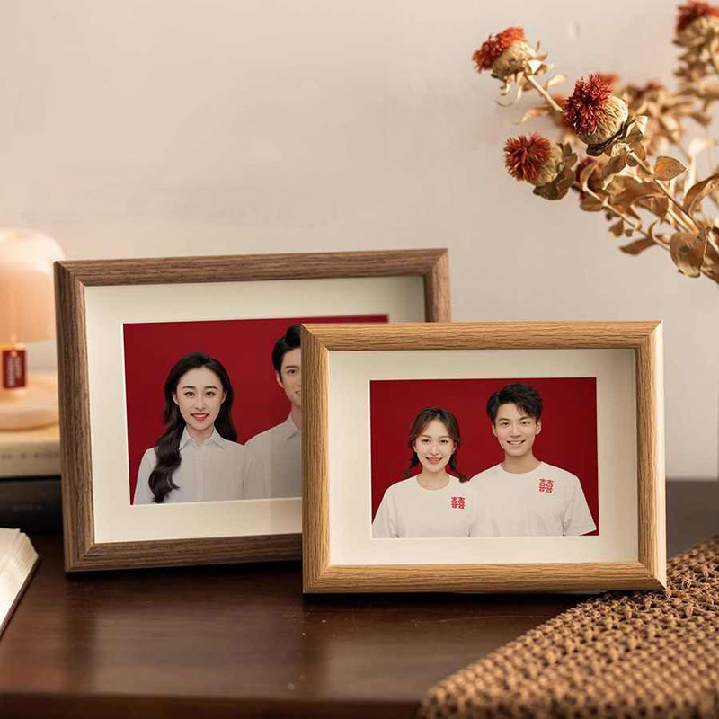 Hippocampus Marriage Registration Photo Frame Set Table to Develop Photos to Make Couple Wedding Photo Anniversary 6-inch Photo Album