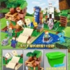 Steve's Forest Tree House [500+ Pieces] Bucket.