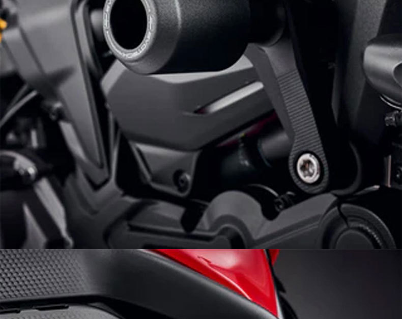 Suitable for Ducati Monster 950 Plus Modified Body Bumper Anti-Fall Ball Anti-Fall Glue