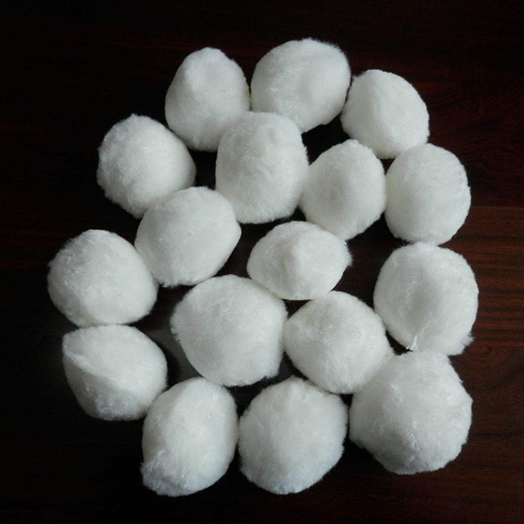 百源厂家批发 纤维束滤料 鱼缸过滤改性球 生物挂膜污水处理纤维