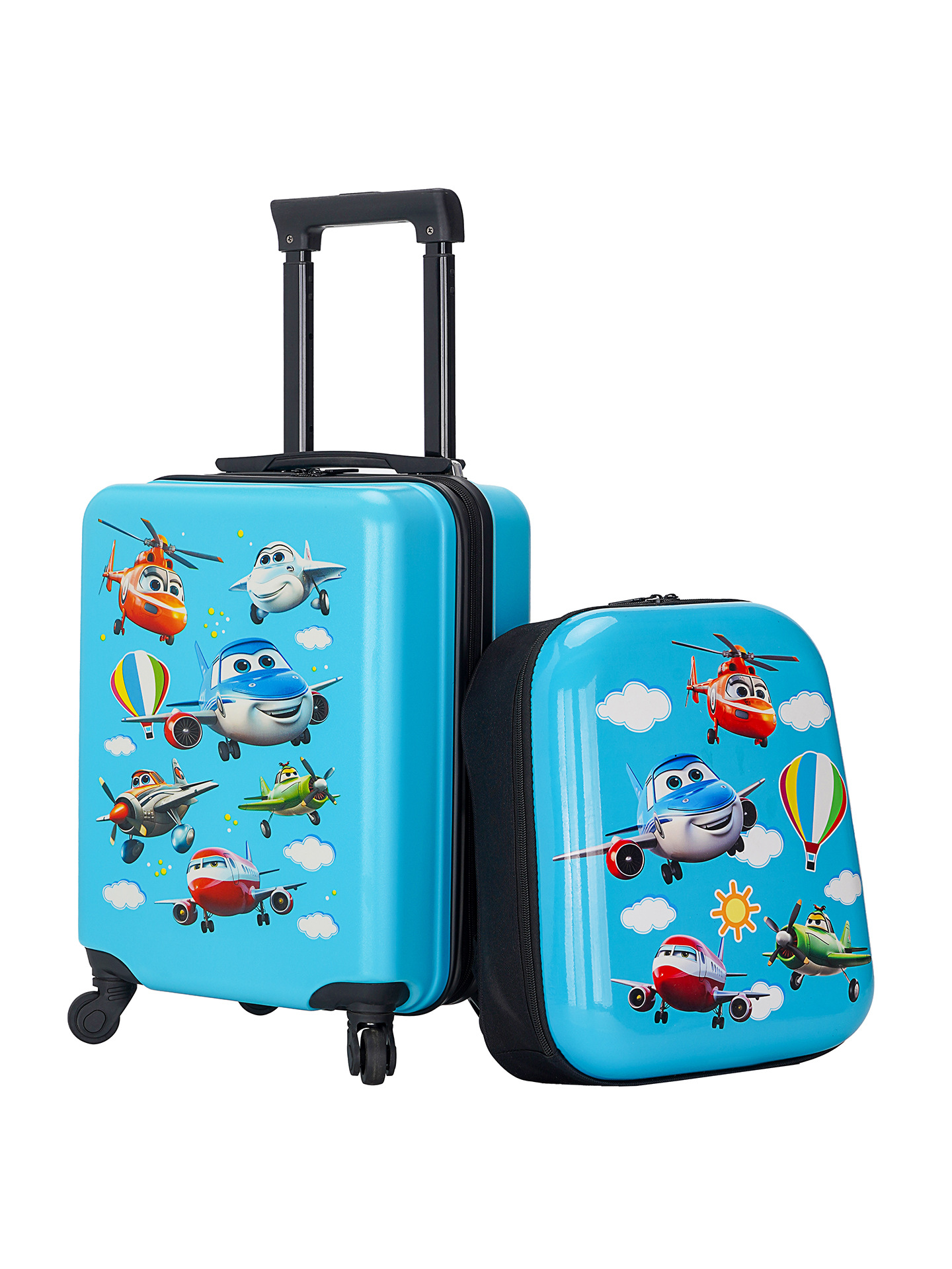 18-pulgadas equipaje caja de la carretilla de los niños al por mayor regalo caso de dibujos animados maleta universal rueda de embarque caso mochila