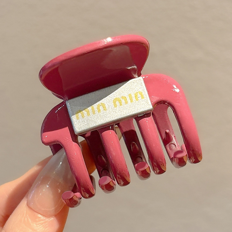 Miu letter rose purple gripper ~ about 4.5cm