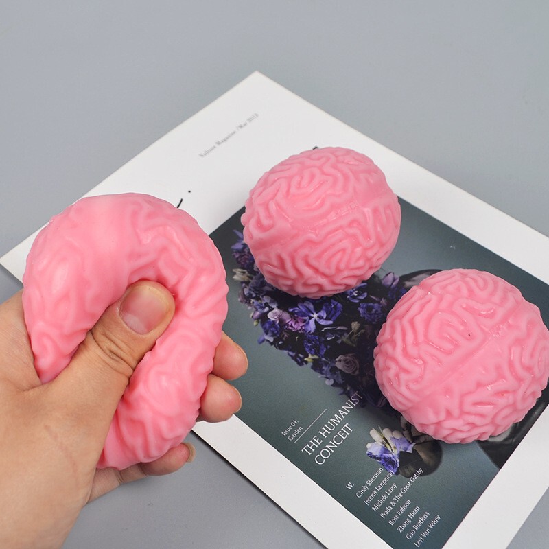 New and Unique Simulated Brain Pulp Stress Relief Ball Tpr Flour Brain Squishy Toy Halloween Prank Toy Wholesale New and Unique Simulated Brain Pulp Stress Relief Ball Tpr Flour Brain Squishy Toy Halloween Prank Toy Wholesale