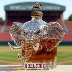 跨境新品摆件Longhorns Whiskey Bottle大象红酒瓶威士忌酒瓶