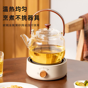New Flower Teapot Electric Stove Multi-Functional Electric Water Boiling Tea Stove Mini Small Electric Stove Tea Boiler Tea Stove