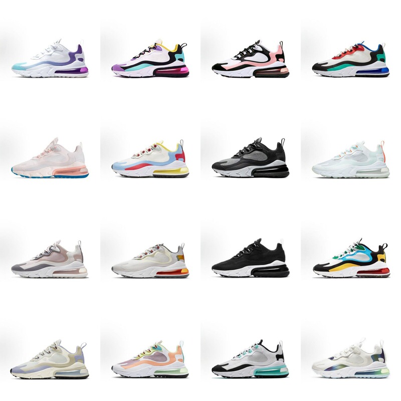 Spring and Autumn New Nk Air Cushion Max 270 Low-Top Sports Casual Campus Men's and Women's Running Shoes Plaid and Easiest for Match Breathable