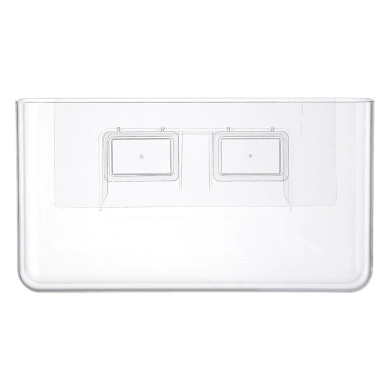 Прозрачный настенный ящик для хранения PS без перфорации ящик для хранения в ванной комнате настенный ящик для организации всякой всячины в гостиной