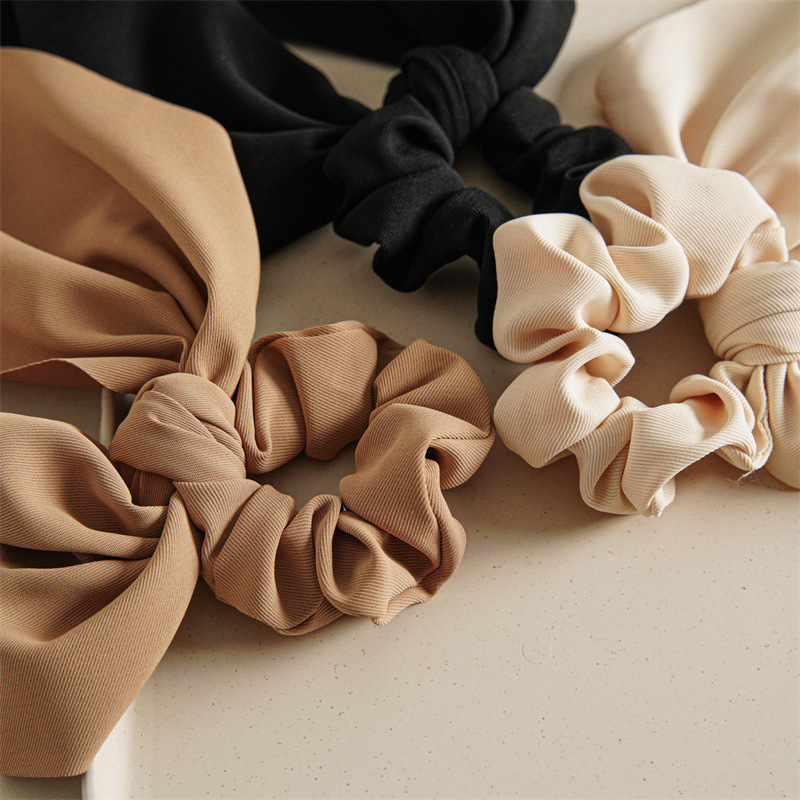 34g Weight Hair Tie Hair Accessories Type 1 Piece Quantity Casual, Holiday, Street Occasion Nylon Material Solid Color Pattern All Seasons Season Women's Gender Elegant, Lady Style Elegant Lady Women's Solid Color Nylon Hair Tie 1