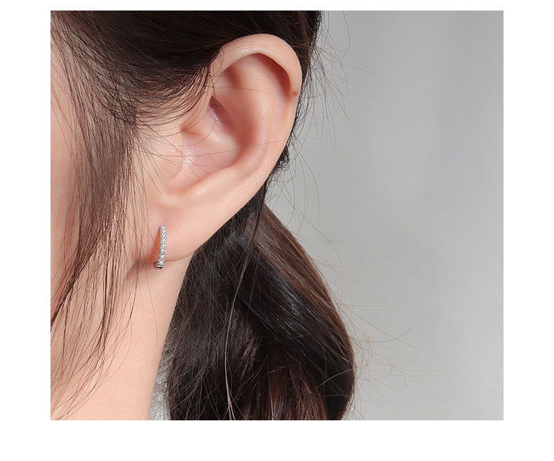 925 Sterling Silver Material 1 Pair 925 Sterling Silver 925 Sterling Silver Earrings Geometric Earrings