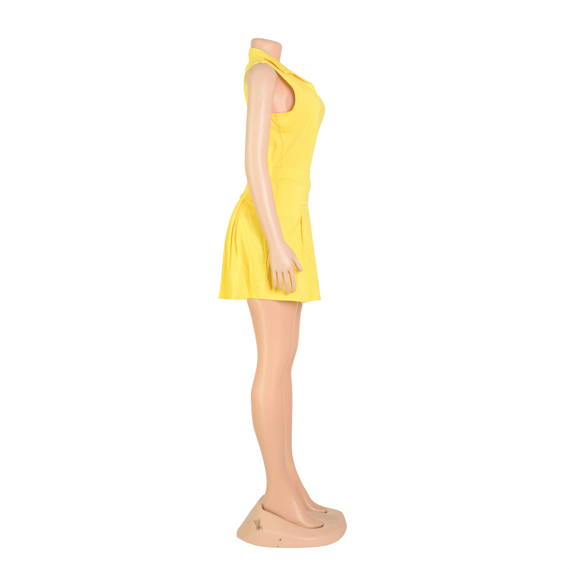 Women Clothing Short Skirt Two Piece Sleeveless Vest Suit Summer Polo Shirt