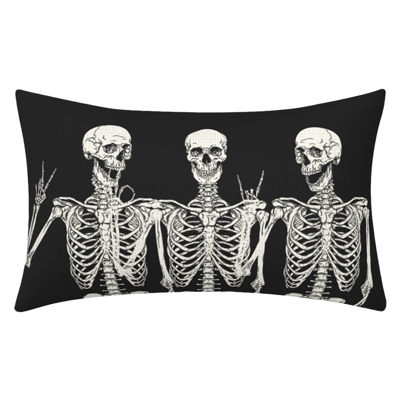 90g Weight Pillow Cases Home Textiles & Decor Type Polyester Material Halloween Festival letter, Ghost Pattern Cute, Funny Style Halloween Cute Funny Letter Ghost Polyester Pillow Cases Couch & Sofa Decor 1