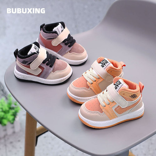 Children's sports shoes, girls' sneakers, soft-soled baby toddler shoes, boys' shoes, 1-3 years old, 0 spring and autumn boots