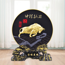 创意摆件中式礼品办公室桌面摆件客厅家居装饰品送客户印logo