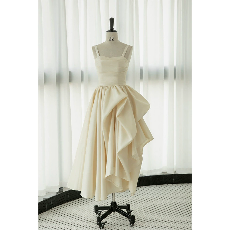 Белое Slip Dress, вечернее платье, французский стиль, для подростков