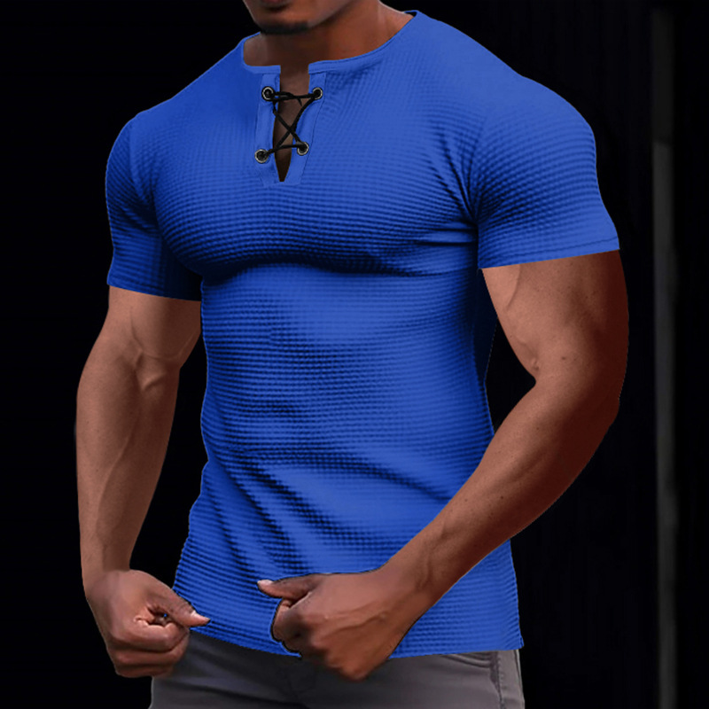 Men's Solid Color T-shirt Men's Clothing display picture 13