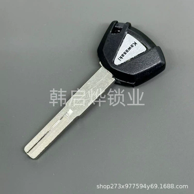 Kawasaki Ninja 400 Key Blank Motorcycle Key New Model 2023 Original Spare Motorcycle Key (Motorcycle Key) - 49573mm-049-style-kawasaki-key-embryo-1-black