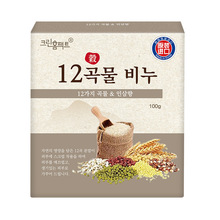 韩国进口 芜琼花 12谷香皂 100g/块总代厂家