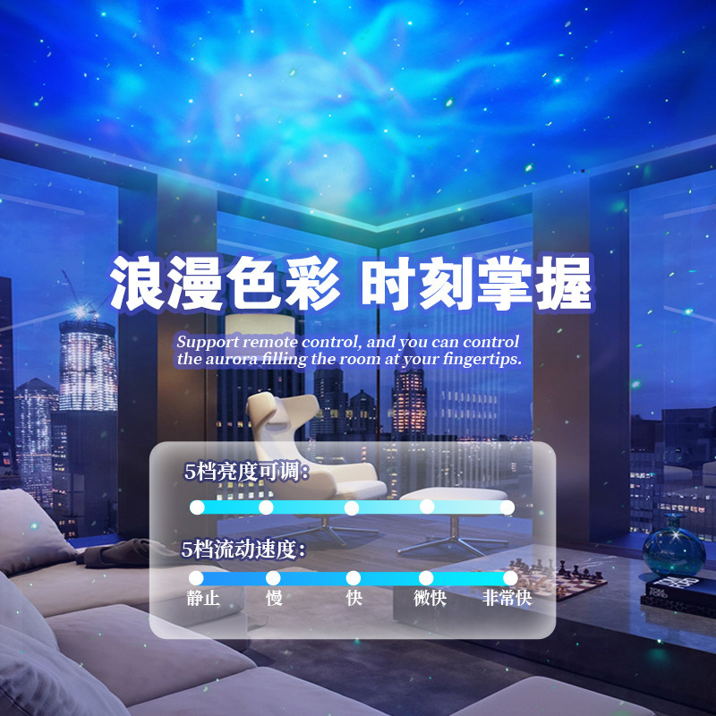 クロスボーダー星空投影ランプ、シンプルな星空ランプ、雰囲気ランプ、常夜灯、USBプラグインランプ、ベッドサイドランプ、星雲リモコン|undefined