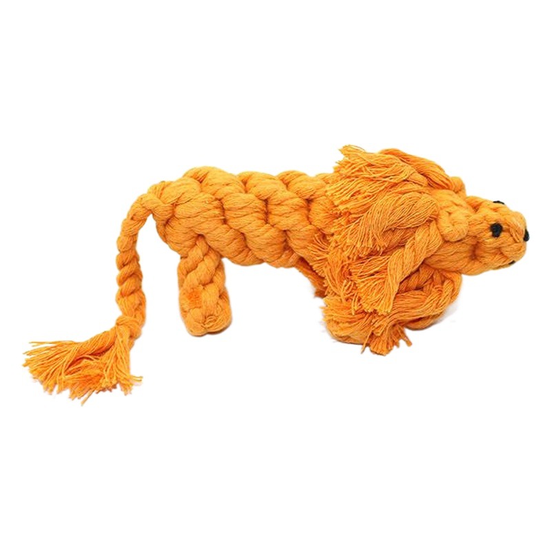 Perro de Mascota de juguete para mascotas nudo de juguete de estilo animal pequeño pato amarillo elefante mordedura cuerda gato perro de juguete