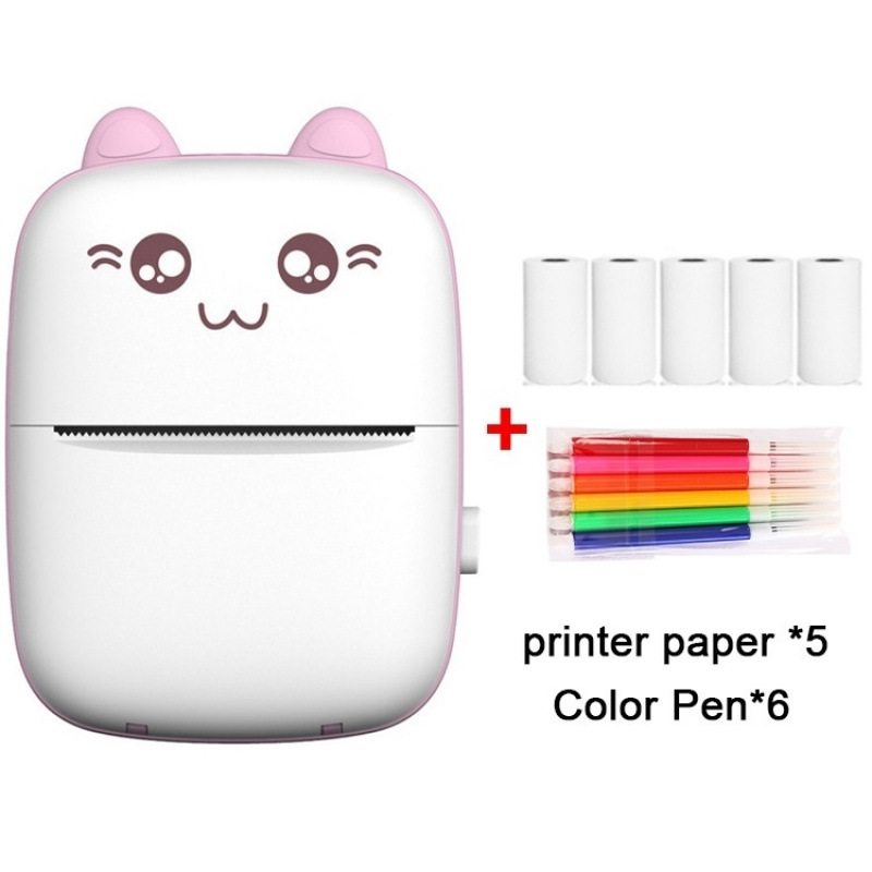 야옹 화이트/핑크 [+인쇄용지 5롤+색펜]