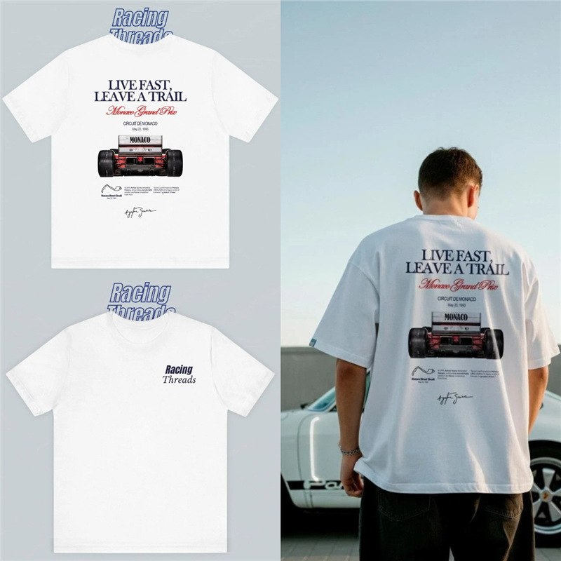 Ayrton Senna Formula 1 Qrafikli Kişi Futbolkası
