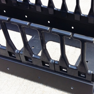 Network wire organizer 25 plastic wire management rack 1U wire management rack rack trunking data center room