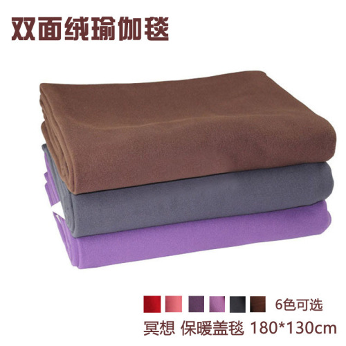 Manufacturer supplies yoga blanket, Iyengar assistive supplies, widened and thickened warm towel, non-slip meditation rest technique