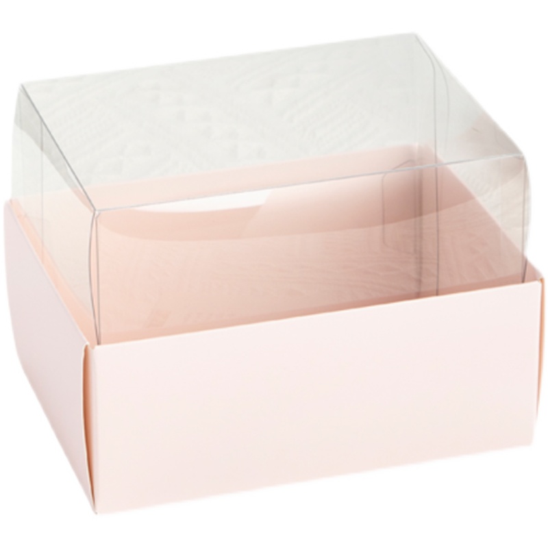 Caja de embalaje de pastel rojo en línea, caja de embalaje de pastel de piel de tigre suiza, caja de toalla de corte, caja de embalaje de postre rectangular