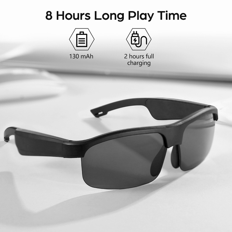 Smart Glasses Bluetooth M6Pro Cross-Border Anti-Blue Light Sunglasses Outdoor Sports Driving Long Battery Life Wearable Eye Protection