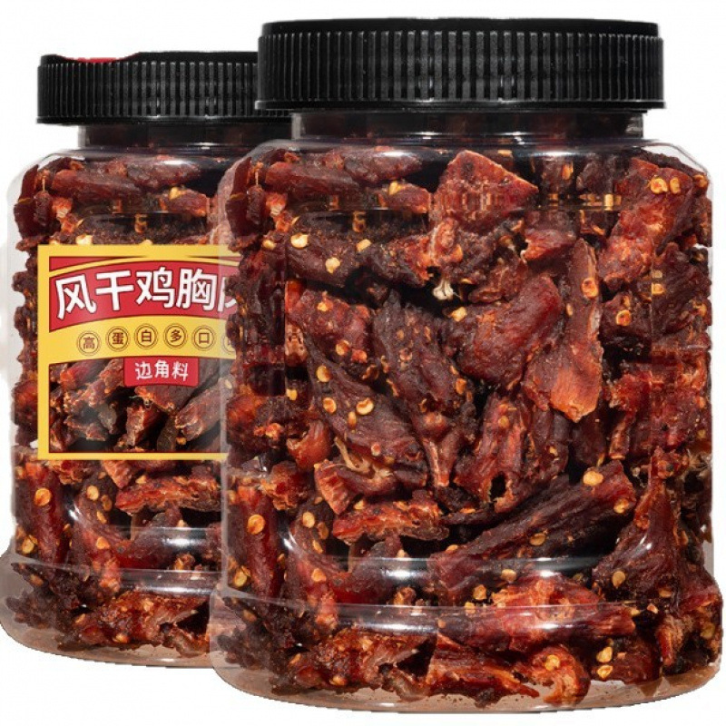 风干鸡肉干肉条边角料散装代餐解馋饱腹耐嚼即食休闲零食|undefined
