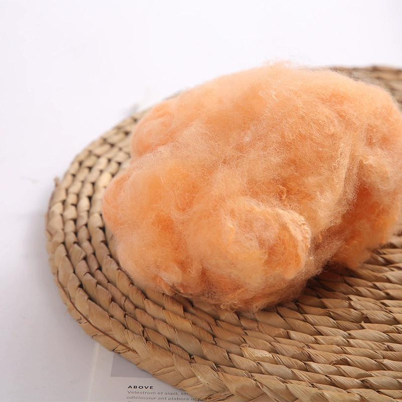 Orange regenerated pillow, duvet, 3D, 65mm, polyester