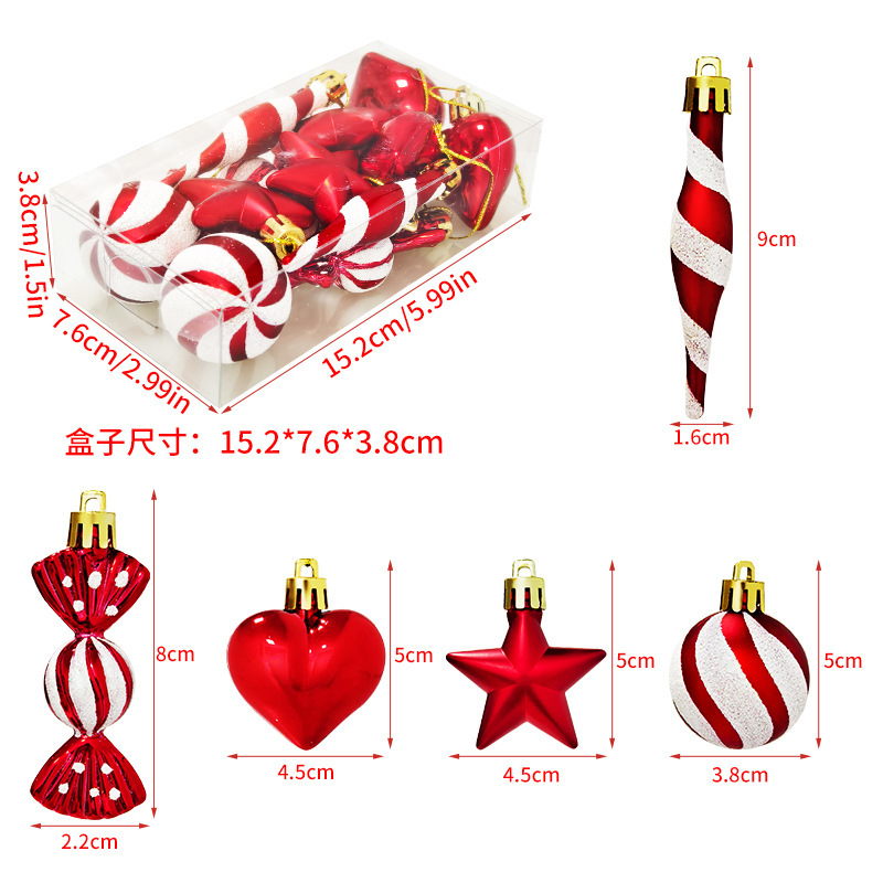 国境を越えた新しいクリスマス装飾ギフトボックスセットには、クリスマスツリーのプレゼントアクセサリーパーティー用品がたくさんあります|undefined