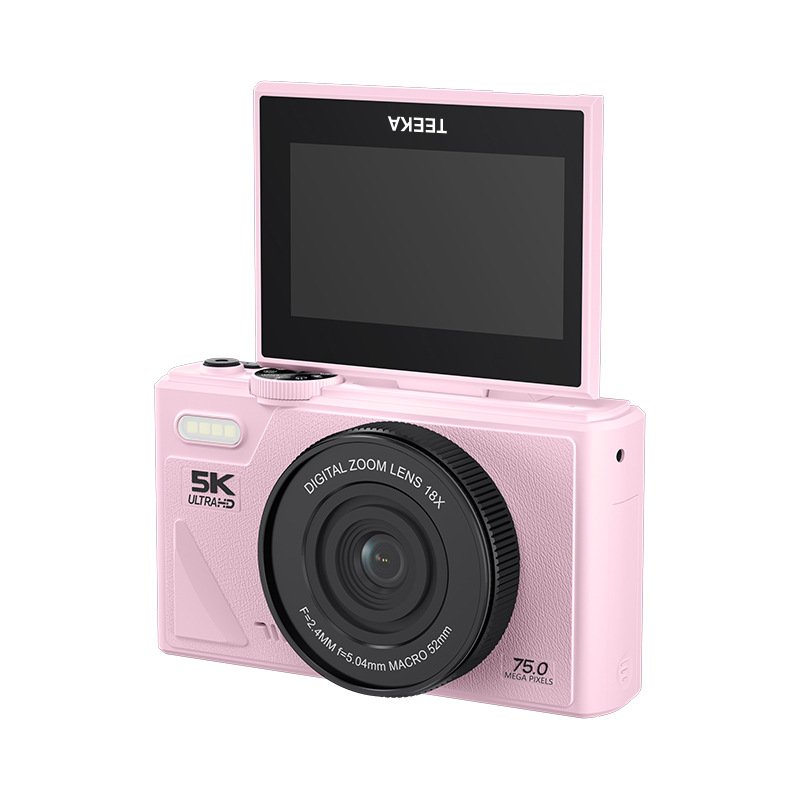 Cross-border foreign trade retro 5k micro single digital camera 3-inch flip screen student selfie home ccd camera manufacturer 5